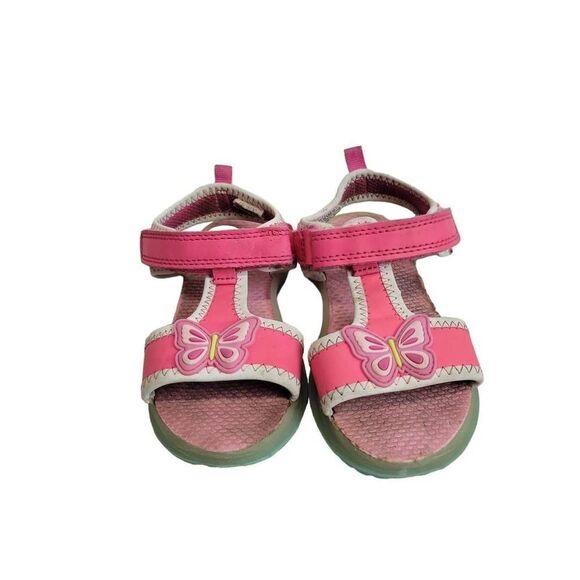 Carter's butterfly lightup sandals 9 - Picture 1 of 3